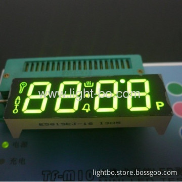 Customized 4-digit Green 7-segment Led Display For Oven Control-58.2 X 19 X 13.8mm 